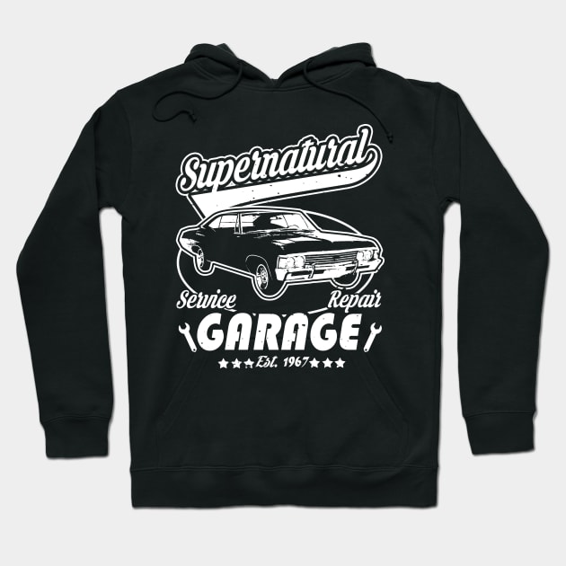 Supernatural Garage Hoodie by absolemstudio